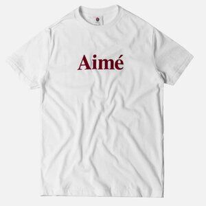 Aime Leon Dore Logo Tee - White & Red